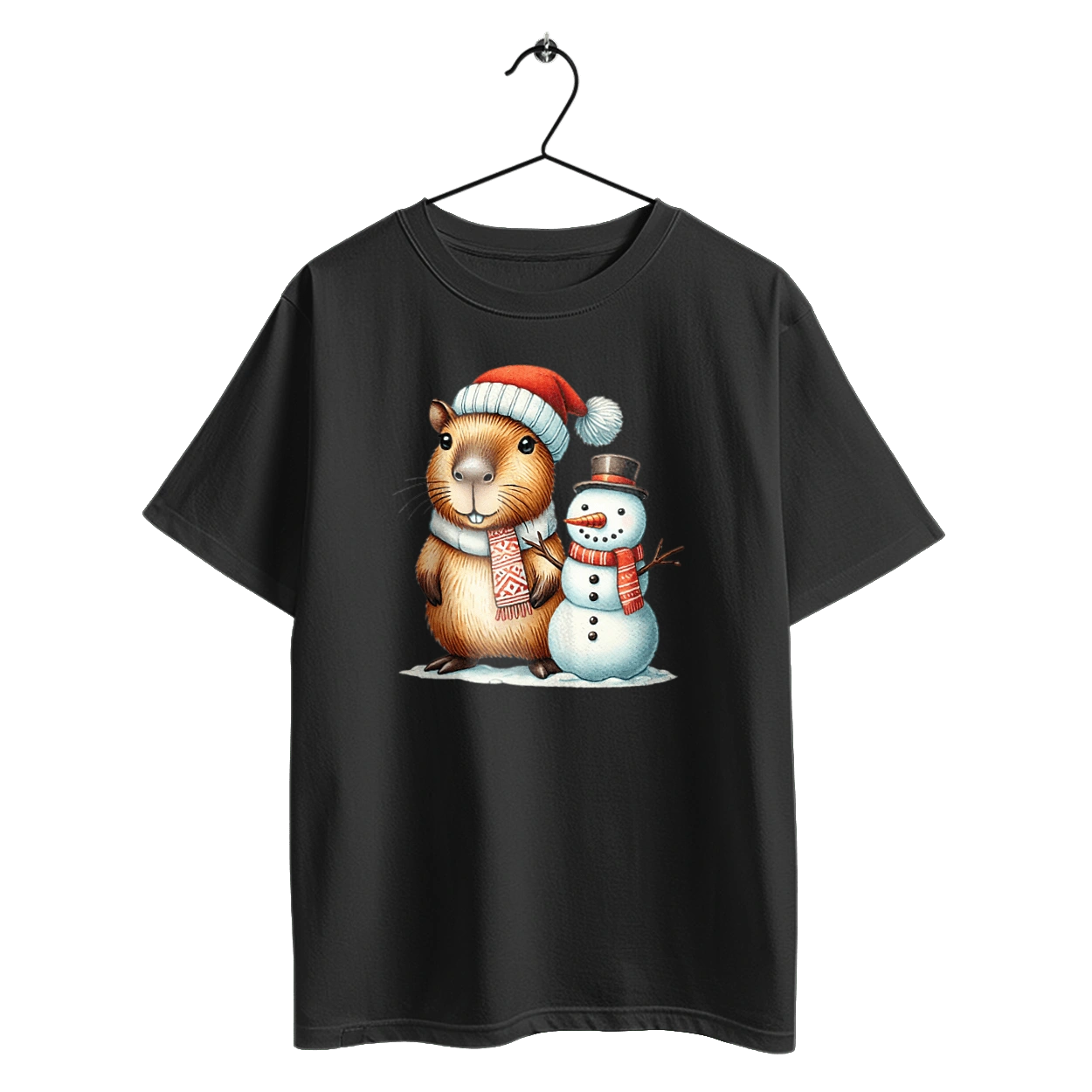 Capybara and Snowman