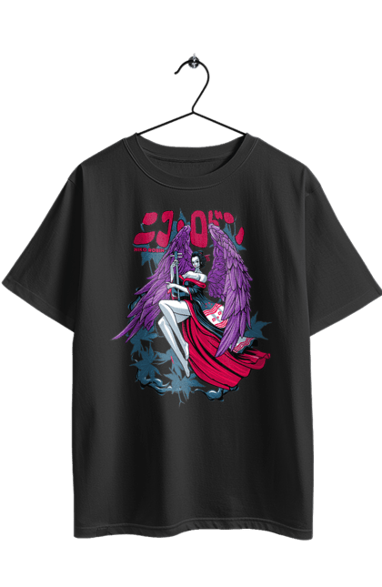 Футболка оверсайз з принтом "Ван Піс Ніко Робін". Nico robin, one piece, аніме, ван пис, ван піс, дитина диявола, манга, ніко робін, світ революції. 2070702