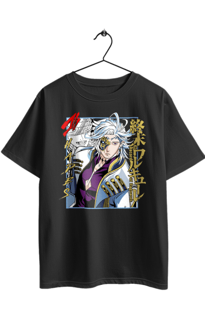 Футболка оверсайз з принтом "Повість про кінець світу Аїд". Anime, hades, manga, record of ragnarok, аїд, аніме, комікс, манга. 2070702