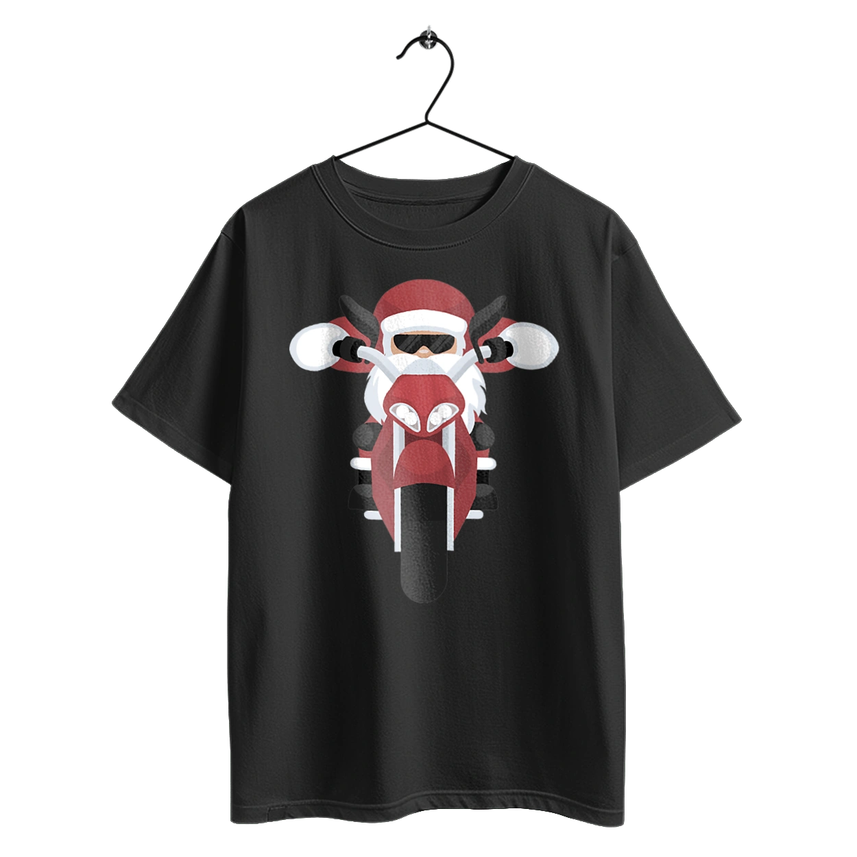 Santa on a motorcycle