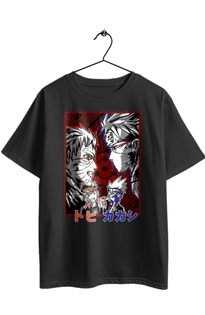 Футболка оверсайз з принтом "Наруто Какаши Хатаге". Naruto, аніме, какаші, команда номер 7, манга, наруто, сейнен, сьено, шинобі. 2070702