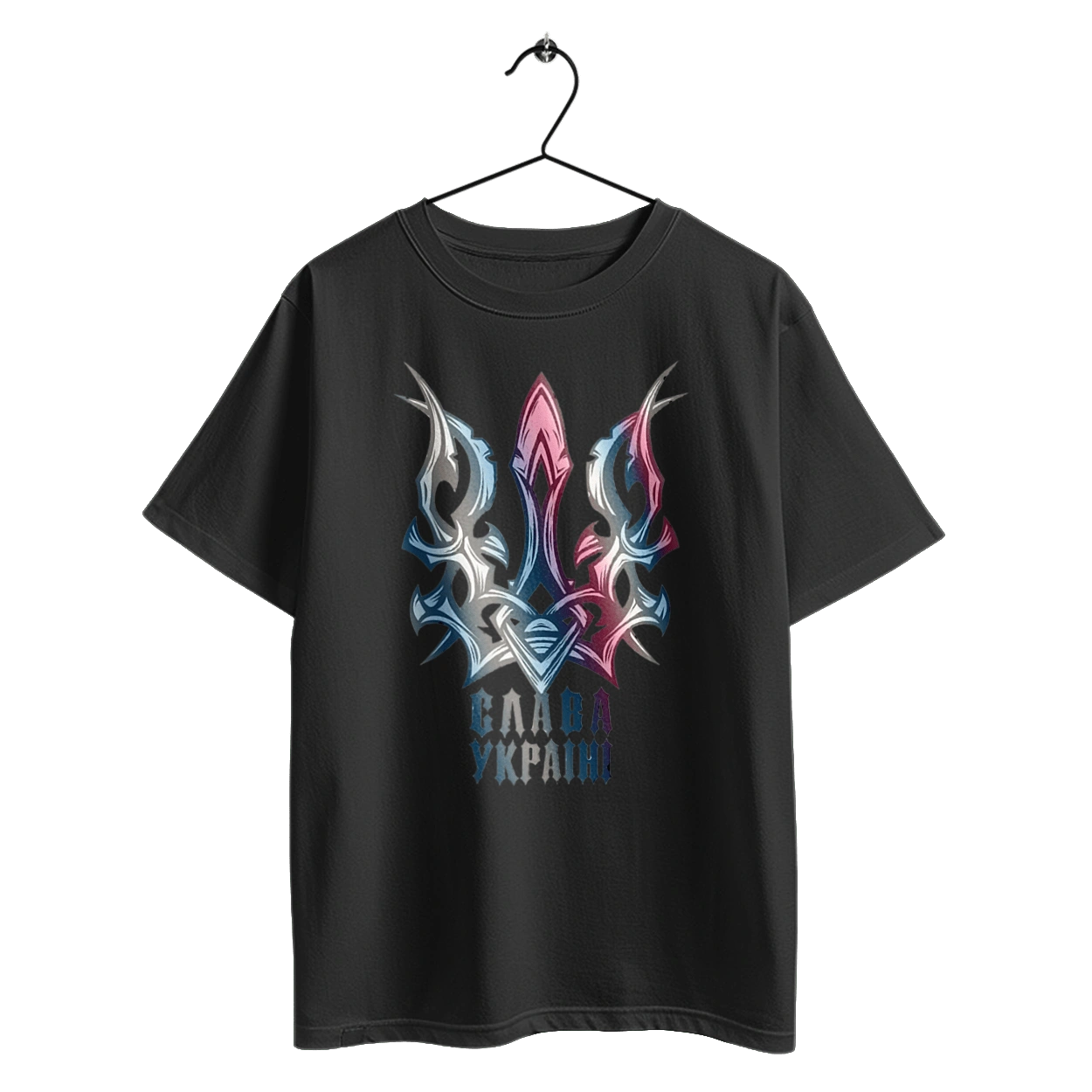 Трезубец слава Украине цветной