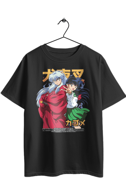 Футболка оверсайз з принтом "Inuyasha". Anime, inuyasha, manga, rumiko takahashi, аніме, демон охоронець, манга, руміко такахасі. 2070702