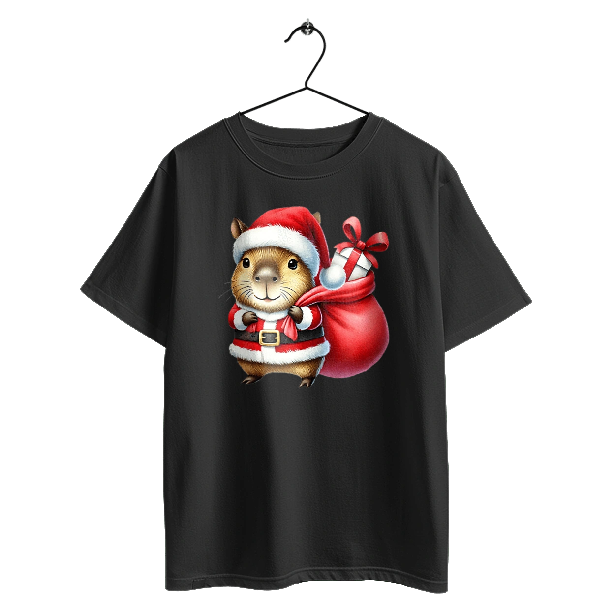 Різдвяна капібара з подарунком