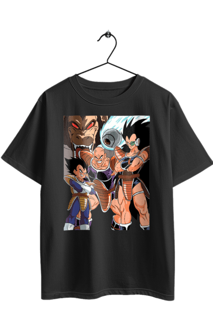 Футболка оверсайз з принтом "Перли дракона". Anime, dragon ball, goku, manga, vegeta, аніме, вегета, гоку, манга, перли дракона. 2070702