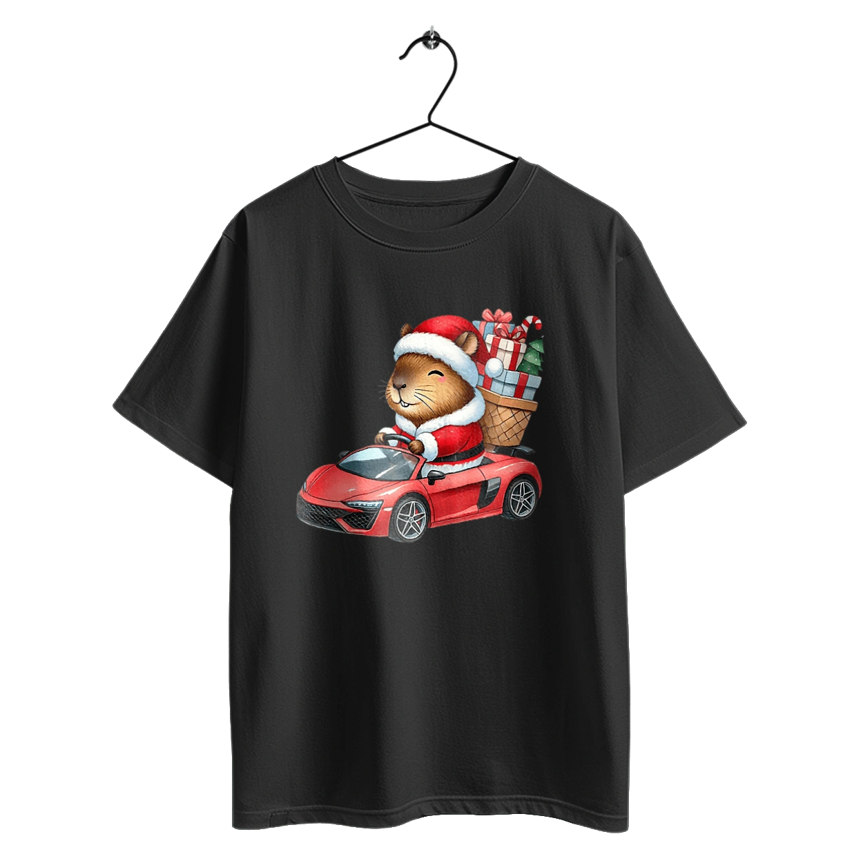 Різдвяна капібара з подарунком