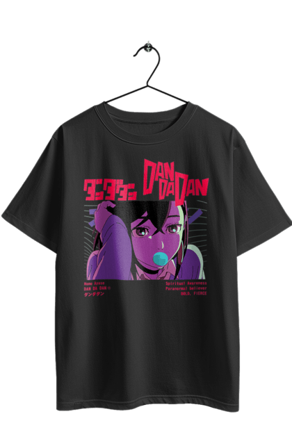 Футболка оверсайз з принтом "Дандадан Момо Аясе". Dandadan, momo ayase, okarun, аніме, аясе, дандадан, манга, момо, момо аясе. 2070702