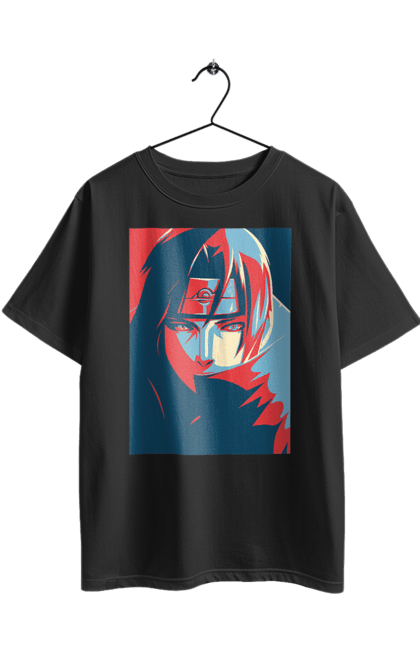 Футболка оверсайз з принтом "Наруто Ітачі". Itachi, itachi uchiha, naruto, аніме, ітачі, манга, наруто, ніндзя, серіал, учіха. 2070702