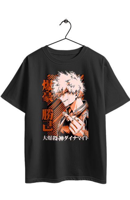 Футболка оверсайз з принтом "Моя академія героїв Бакуго". Bakugo, katsuki, katsuki bakugo, my hero academia, академія юей, аніме, бакуго, кацукі бакуго, манга, моя геройська академія. 2070702