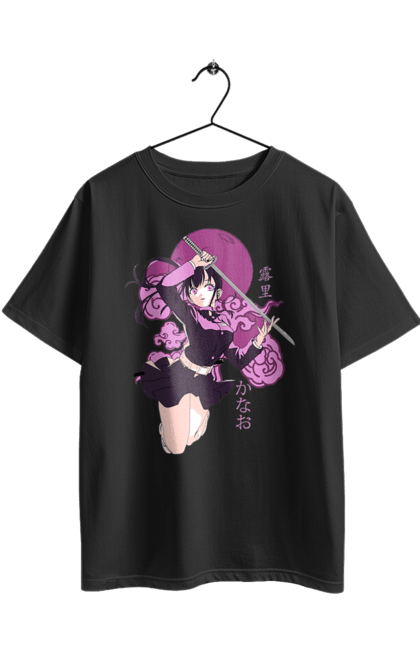 Футболка оверсайз з принтом "Винищувач Демонів Канао". Anime, demon slayer, kanao, kimetsu no yaiba, manga, аніме, винищувач демонів, канао, манга, серіал. 2070702
