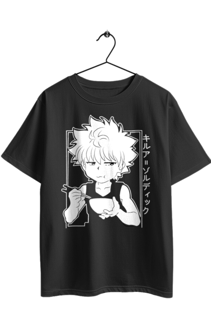 Футболка оверсайз з принтом "Хантер × Хантер". Hunter × hunter, hunter hunter, аніме, гон, гон фрікс, кіллуа, кіллуа золдік, манга, хантер. 2070702