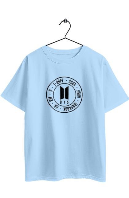 Футболка оверсайз с принтом BTS. Beyond the scene, bts, k-pop, бтс, группа, к-поп, музыка, музыкальная группа. 2070702