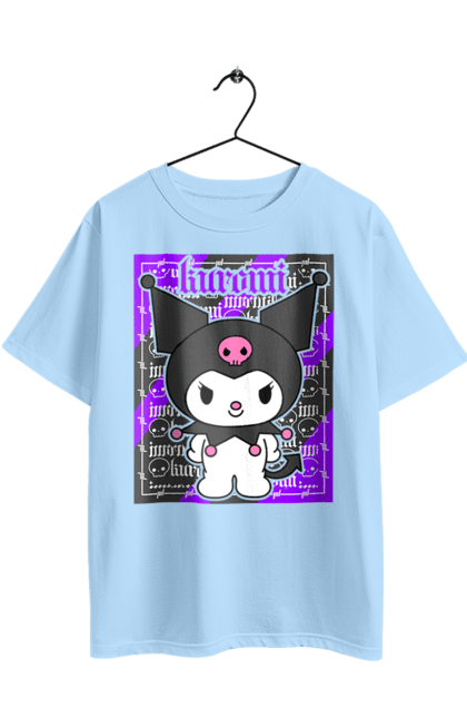 Футболка оверсайз з принтом "Хелло Кітті Куромі". Hello kitty, аніме, куромі, моя мелодія, персонаж, санріо, хелло кітті. 2070702