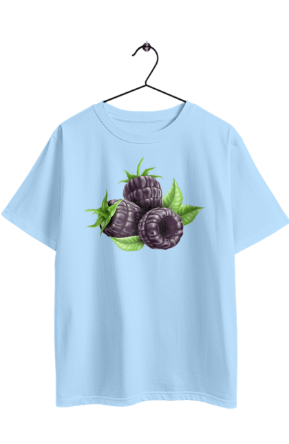 Oversized t-shirt with prints Blackberry. Berry, blackberry. 2070702