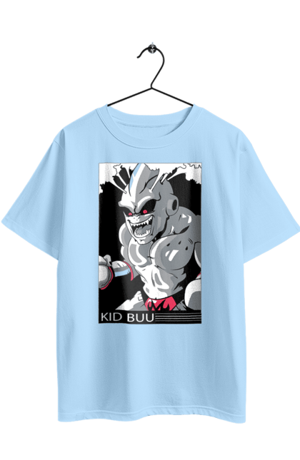 Oversized t-shirt with prints Dragon Ball Majin Buu. Anime, antagonist, dragon ball, majin buu, manga, tv series. 2070702