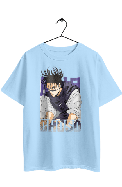 Футболка оверсайз з принтом "Магічна битва Чосо". Anime, choso, manga, аніме, манга, містика, темне фентезі, чосо. 2070702