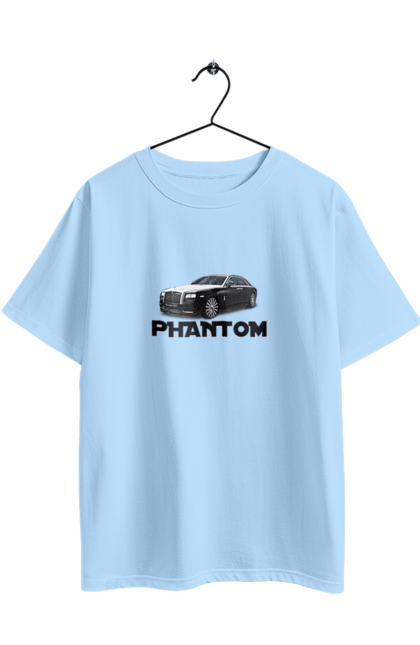 Футболка оверсайз з принтом "Ролс ройс". Авто, автомобіль, люкс клас, ролс ройс, седан, фантом. 2070702