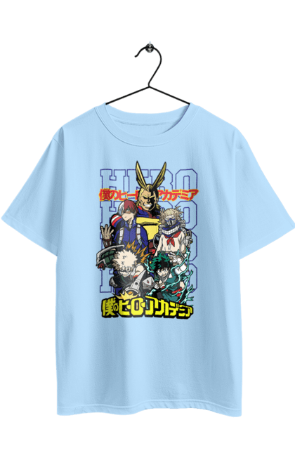 Футболка оверсайз з принтом "Моя академія героїв Всемогутній". All might, my hero academia, yagi toshinori, академія юей, аніме, всемогутній, манга, моя геройська академія, один за всіх, тошинорі ягі. 2070702