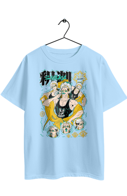 Футболка оверсайз з принтом "Повість про кінець світу Будда". Anime, buddha, manga, record of ragnarok, аніме, будда, комікс, манга, нетфлікс. 2070702