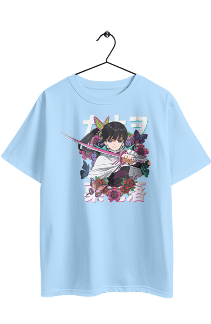 Футболка оверсайз з принтом "Винищувач Демонів Канао". Anime, demon slayer, kanao, kimetsu no yaiba, manga, аніме, винищувач демонів, канао, манга, серіал. 2070702