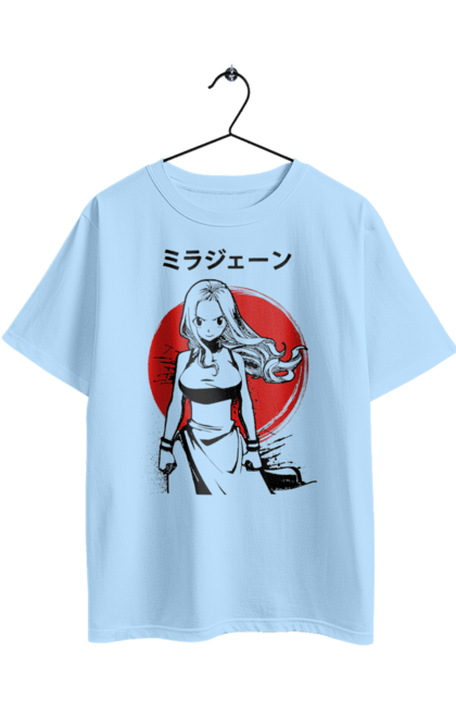 Футболка оверсайз з принтом "Fairy Tail Міраджейн Штраус". Fairy tail, mirajane strauss, аніме, гільдія, маг, манга, міраджейн штраус, хвіст феї. 2070702