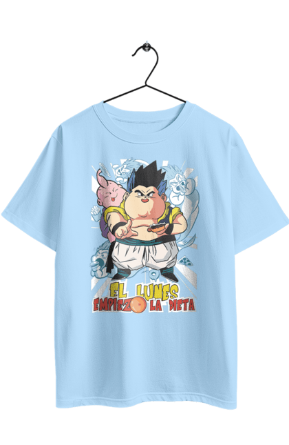 Футболка оверсайз з принтом "Перли дракона Готенкс". Anime, dragon ball, gotenks, manga, аніме, вегета, гоку, готенкс, манга, перли дракона. 2070702