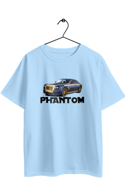 Футболка оверсайз з принтом "Ролс ройс". Авто, автомобіль, люкс клас, ролс ройс, седан, фантом. 2070702