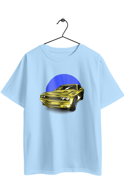 Oversized t-shirt with prints Ukrainian sports car. Auto, machine, muscle car, powerful car, speed, sports car, ukrainian sports car. 2070702