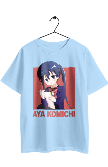 Oversized t-shirt with prints Kiniro Mosaic Aya Komichi. Anime, aya komichi, gold mosaic, kiniro mosaic, kinmoza, manga. 2070702