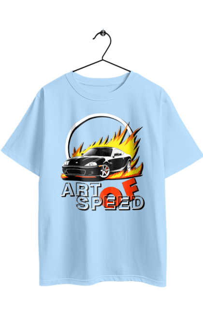 Футболка оверсайз с принтом Машина в огне. Авто, гонка, дрифт, машина в огне, скорость, спорт, спорткар. 2070702