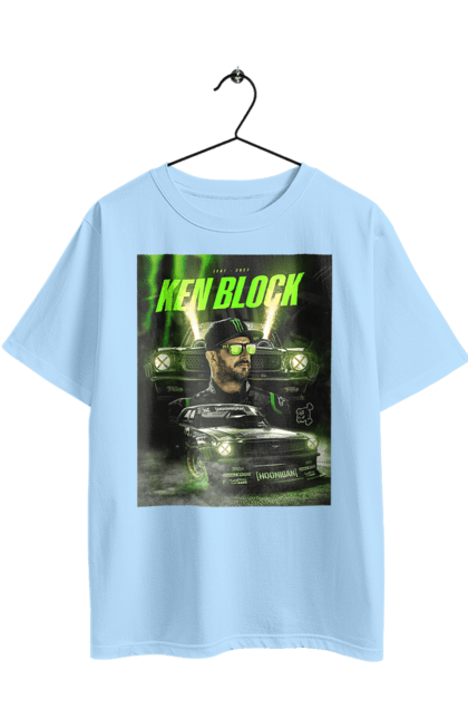 Oversized t-shirt with prints Ken Block. Ken block. 2070702