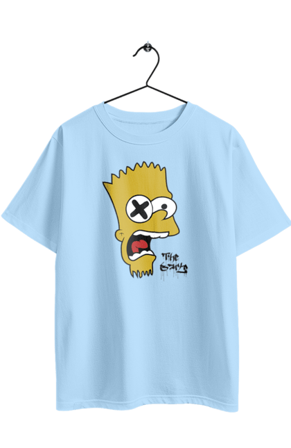 Oversized t-shirt with prints Bart Simpson. Bart, cartoon, serial, simpson. 2070702
