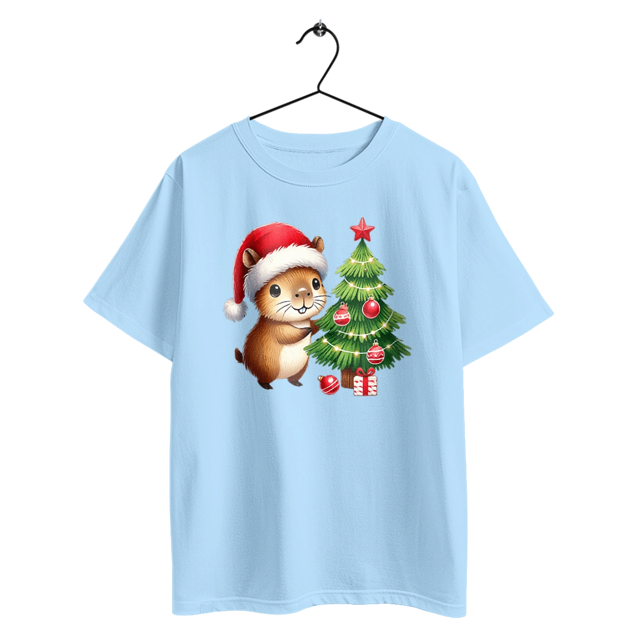 Рождественская капибара с ёлкой