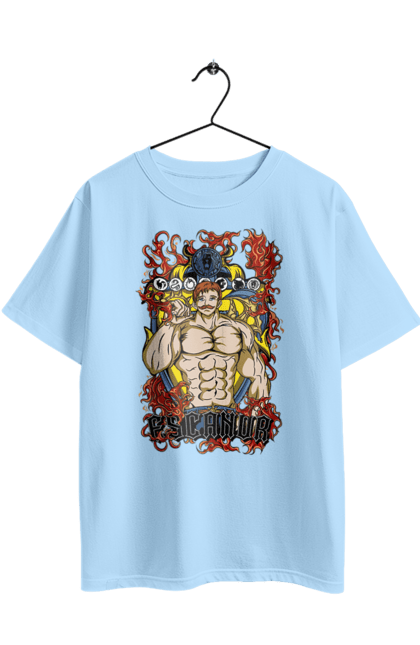 Футболка оверсайз з принтом "Сім Смертних Гріхів Есканор". Escanor, seven deadly sins, аніме, есканор, комедія, манга, пригоди, сім смертних гріхів, фентезі. 2070702