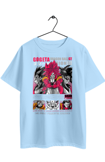 Футболка оверсайз з принтом "Перли дракона". Anime, dragon ball, goku, manga, vegeta, аніме, вегета, гоку, манга, перли дракона. 2070702