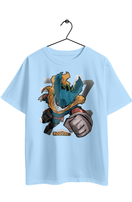 Футболка оверсайз з принтом "Моя академія героїв Мідорія". Izuku, midoriya, my hero academia, аніме, ізуку мідорія, манга, мідорія, моя геройська академія. 2070702