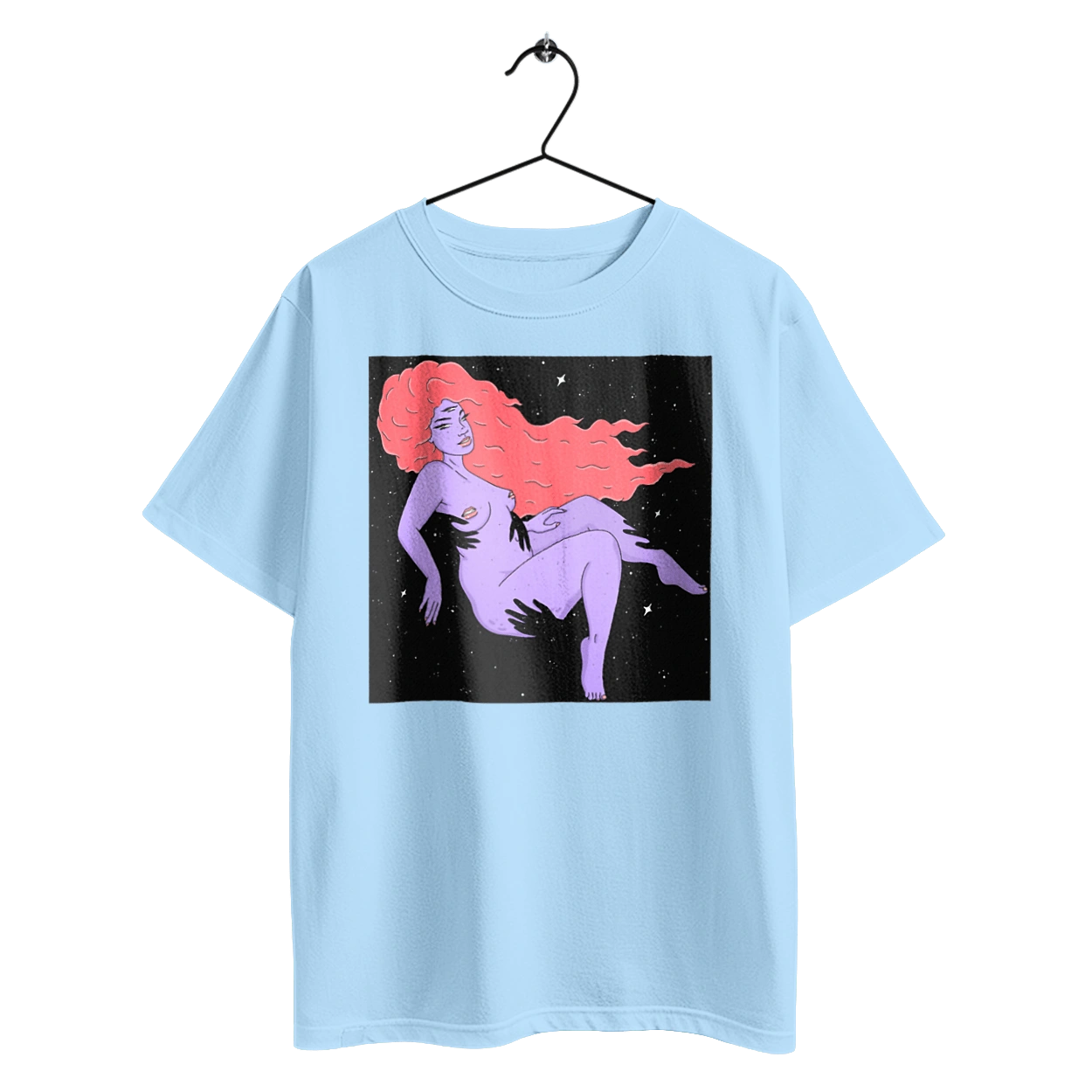 Purple Girl In Black Dire