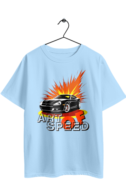 Oversized t-shirt with prints Speed. Auto, auto, car, race, speed. 2070702