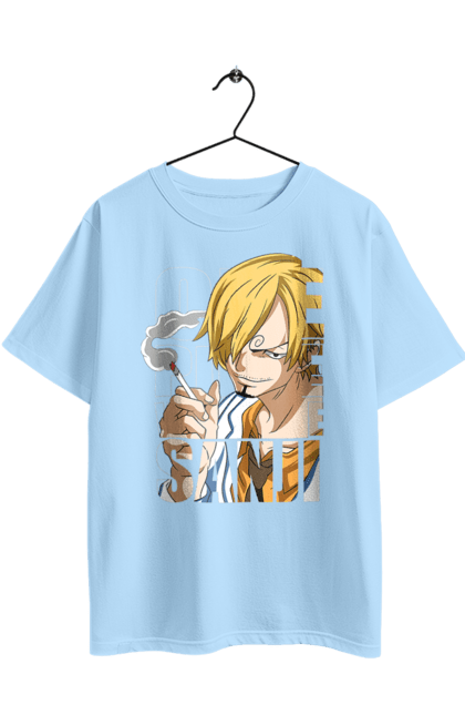 Футболка оверсайз з принтом "Ван Піс Вінсмок Санджи". One piece, sanji, аніме, ван пис, ван піс, вінсмок санджи, манга, санджи. 2070702