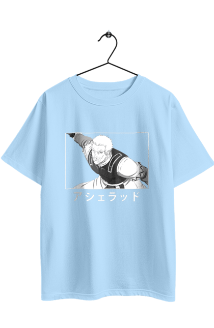 Футболка оверсайз з принтом "Сага про Вінланд Аскеладд". Anime, askeladd, manga, vinland saga, аніме, аскеладд, манга, сага про вінланд. 2070702