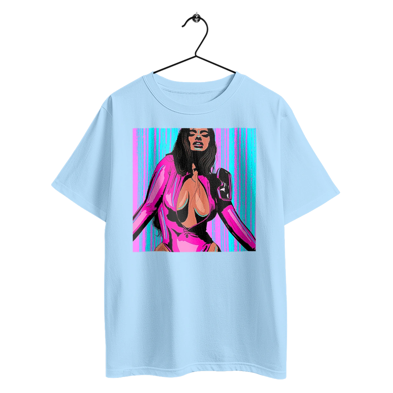 Girl With Deep Neckline