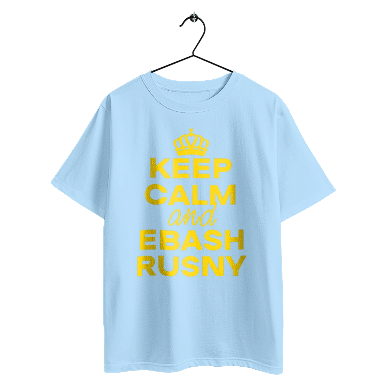 Keep Calm and Ebash Rusny yellow