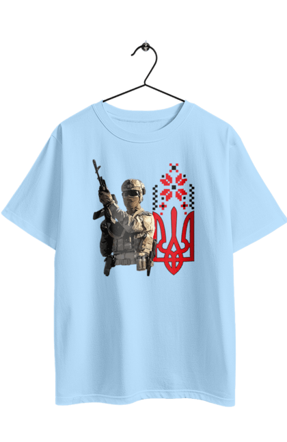 Футболка оверсайз з принтом "Гвардія наступу". F 16, himars, leopard, patriot, гвардія наступу, контрнаступ, літо 2023, літо контрнаступ, перемога. 2070702