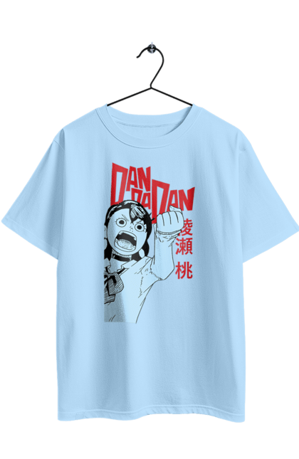 Oversized t-shirt with prints Dandadan Momo Ayase. Anime, ayase, dandadan, manga, momo, momo ayase. 2070702