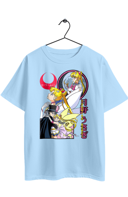 Футболка оверсайз з принтом "Сейлор Мун". Sailor moon, usagi tsukino, аніме, драма, махо-сьодзьо, сейлор мун, серіал, усагі цукіно. 2070702