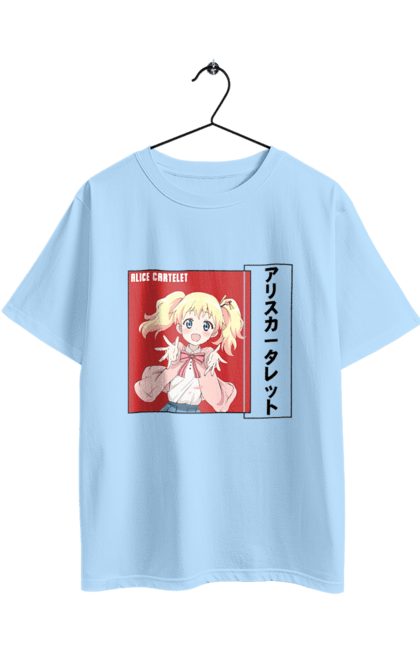 Oversized t-shirt with prints Kiniro Mosaic Alice Cartelet. Alice, alice cartelet, anime, gold mosaic, kiniro mosaic, kinmoza, manga. 2070702
