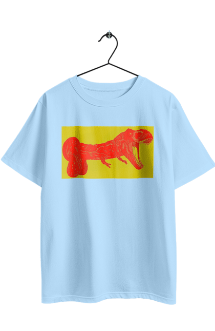Oversized t-shirt with prints Member Dinosaur. Dinosaur, member, pisyun. 2070702