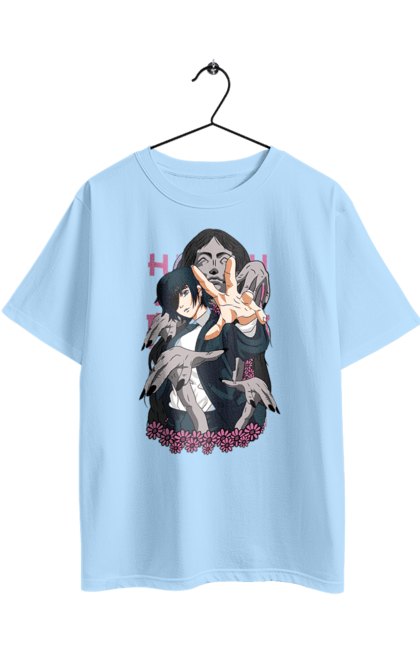 Oversized t-shirt with prints Chainsaw Man Himeno. Anime, chainsaw man, demon, himeno, manga, shonen. 2070702