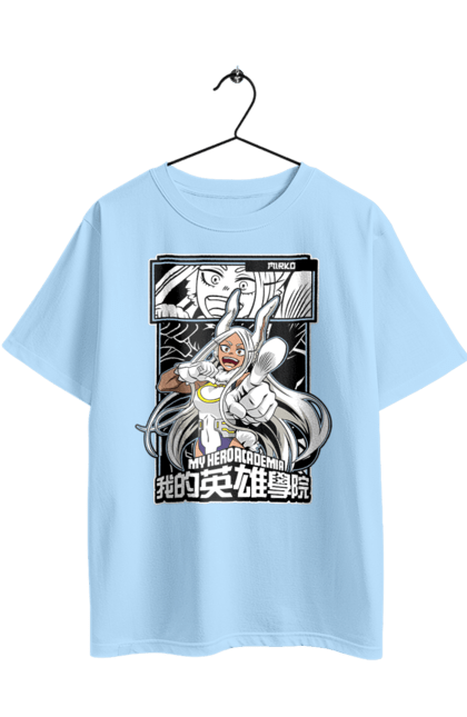 Футболка оверсайз з принтом "Моя академія героїв Міруко". Mirko, my hero academia, rumi usagiyama, академія юей, аніме, манга, міруко, моя геройська академія, румі усагіяма. 2070702