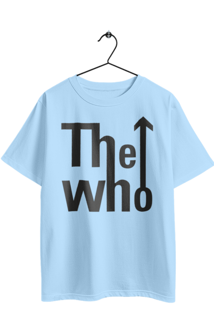 Футболка оверсайз с принтом The Who. Who, арт-рок, зе ху, музыка, пауэр-поп, прото-панк, рок, рок-группа, фрикбит, хард-рок. 2070702